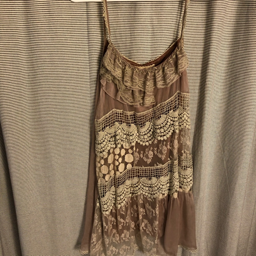 A’reve Dusty Pink Lace Dress